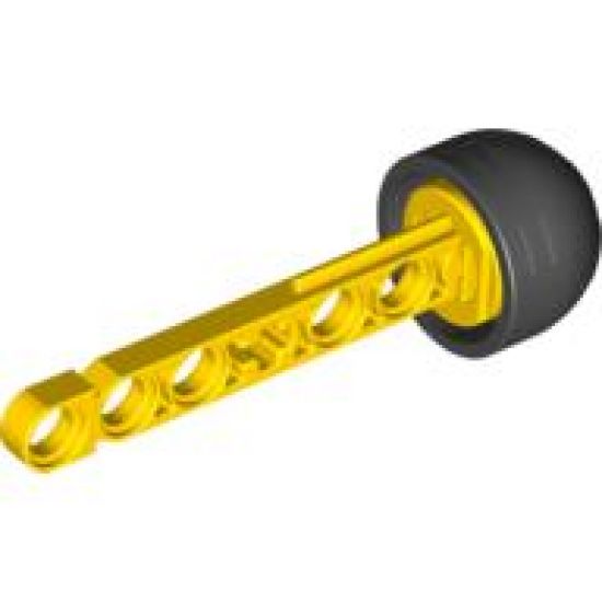 Projectile Launcher Arrow, Liftarm Shaft with Solid Black Rubber End