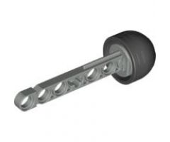 Projectile Launcher Arrow, Liftarm Shaft with Solid Black Rubber End