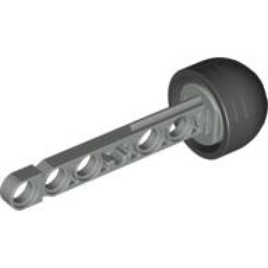 Projectile Launcher Arrow, Liftarm Shaft with Solid Black Rubber End