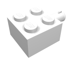 Brick, Modified 2 x 2 with Pin and No Axle Hole
