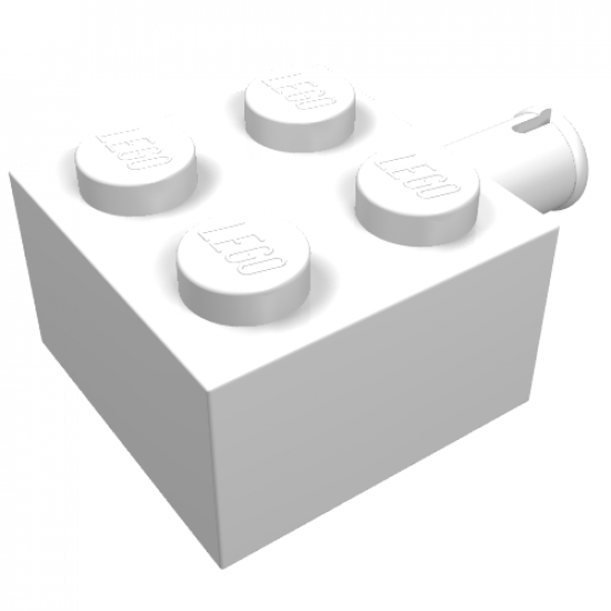 Brick, Modified 2 x 2 with Pin and No Axle Hole
