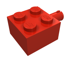 Brick, Modified 2 x 2 with Pin and No Axle Hole