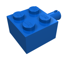 Brick, Modified 2 x 2 with Pin and No Axle Hole