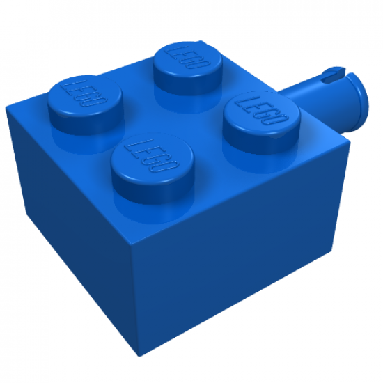 Brick, Modified 2 x 2 with Pin and No Axle Hole
