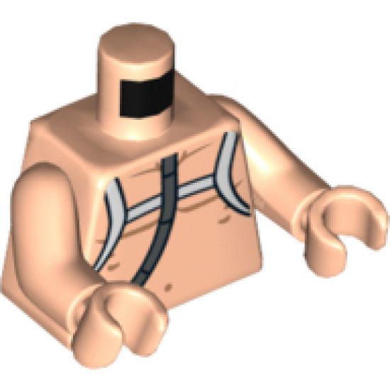 Torso SW Luke Bacta Tank Pattern / Light Nougat Arms / Light Nougat Hands