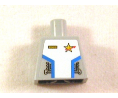 Torso Space Star Justice Gold Badge Pattern (Sticker)