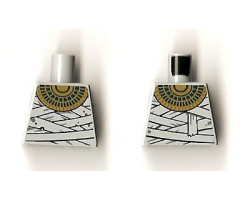 Torso Pharaoh's Quest Bandage Wrapping and Gold Necklace Pattern (Mummy Warrior)