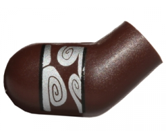 Arm, Right with Silver Band with Swirls on Upper Arm Pattern