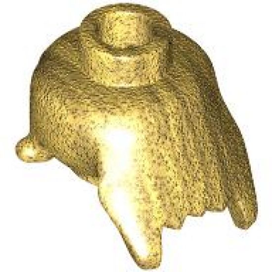 Minifigure, Head, Modified Jagged Bottom Edge Plain