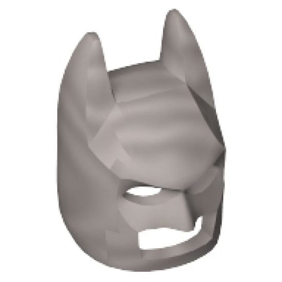 Minifigure, Headgear Mask Batman Cowl (Angular Ears, Pronounced Brow)