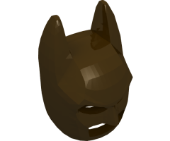 Minifigure, Headgear Mask Batman Cowl (Angular Ears, Pronounced Brow)