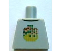 Torso Stylized Digital Minifigure Head Pattern