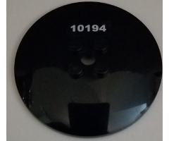 Dish 6 x 6 Inverted (Radar) - Solid Studs with White '10194' Pattern (Sticker) - Set 10194