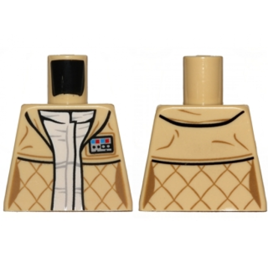 Torso SW Checkered Jacket with White Undershirt with Creases Pattern (Leia)