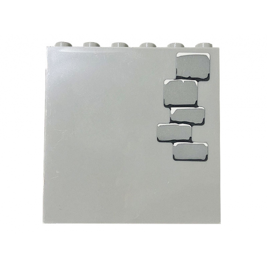 Panel 1 x 6 x 5 with Bricks Pattern 3 (Sticker) - Set 71040