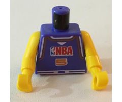Torso NBA Player Number 5 Pattern / Yellow NBA Arms