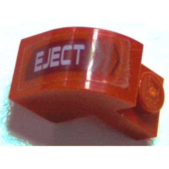 Slope, Curved 2 x 1 x 1 1/3 with Recessed Stud with 'EJECT' right Pattern (Sticker) - Set 7701