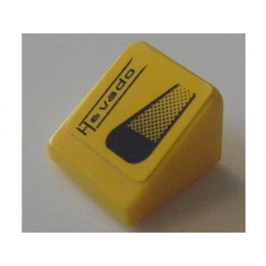 Slope 30 1 x 1 x 2/3 with Air Intake and 'Hevado' Pattern Model Right Side (Sticker) - Set 8154