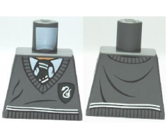 Torso Harry Potter Uniform Slytherin Shield and Stripe Pattern