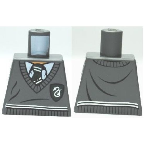 Torso Harry Potter Uniform Slytherin Shield and Stripe Pattern
