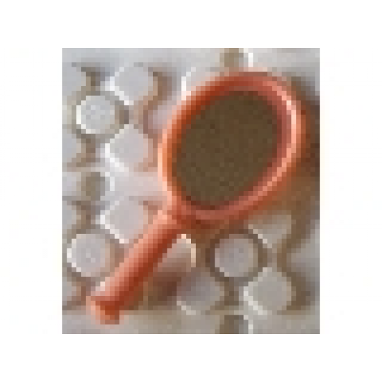 Scala Utensil Hand Mirror with Oval Mirror Pattern (Sticker)