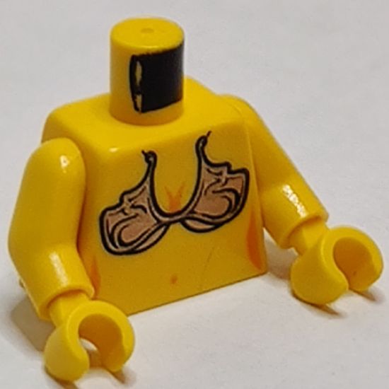 Torso SW Princess Leia Slave Pattern / Yellow Arms / Yellow Hands