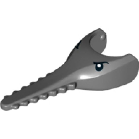 Animal, Body Part Shark Head Sawfish with Eyes Pattern