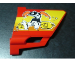 Technic, Panel Fairing #22 Large Short, Small Hole, Side A with Nitro Mascot and N2O Bottles Pattern (Sticker) - Set 8146
