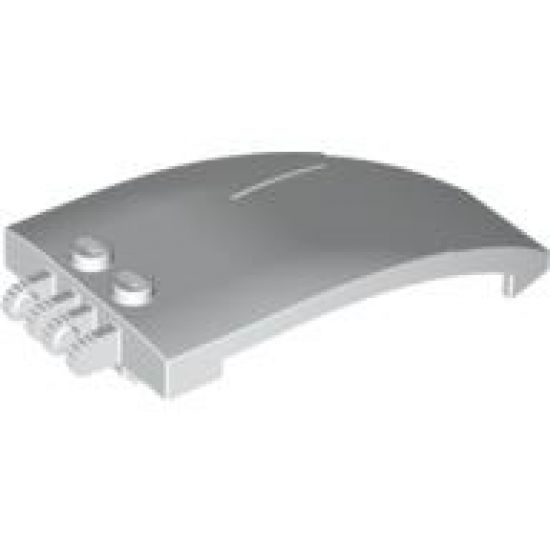 Windscreen 8 x 4 x 2 Curved Taper with Locking Dual 2 Fingers