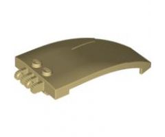 Windscreen 8 x 4 x 2 Curved Taper with Locking Dual 2 Fingers