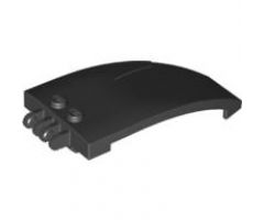 Windscreen 8 x 4 x 2 Curved Taper with Locking Dual 2 Fingers