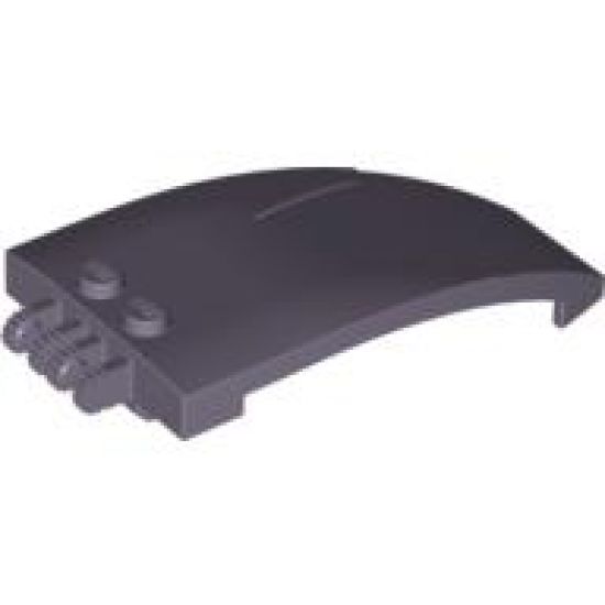 Windscreen 8 x 4 x 2 Curved Taper with Locking Dual 2 Fingers