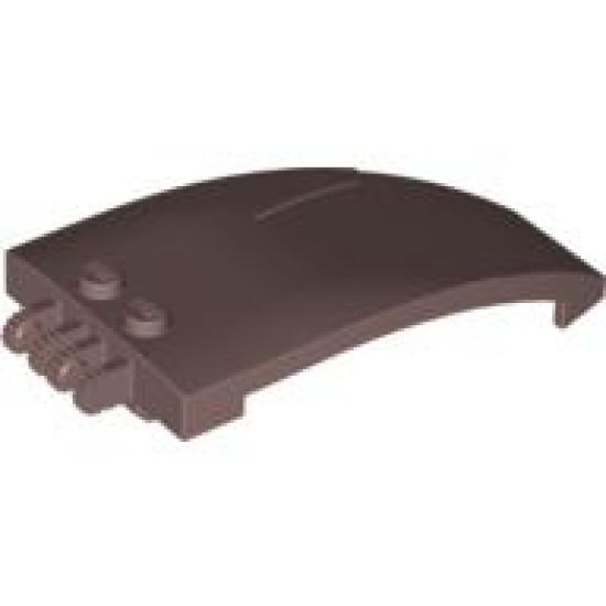 Windscreen 8 x 4 x 2 Curved Taper with Locking Dual 2 Fingers