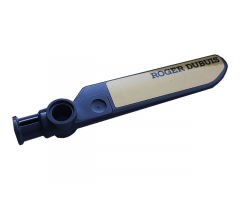 Technic Rotor Blade Small with Axle and Pin Connector End with Black 'ROGER DUBUIS' on Gold Background Pattern on Both Sides (Stickers) - Set 76899
