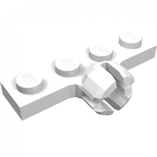 Plate, Modified 1 x 4 with Tow Ball Socket, Short, 4 Slots (7mm Socket Length)