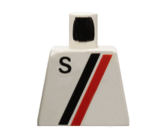 Torso Town 'S' Logo Red / Black Pattern