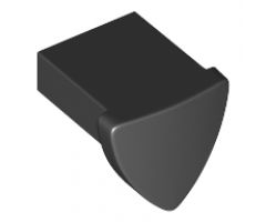 Tile, Modified 1 x 1 with Tooth / Ear Vertical, Triangular