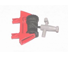 String Reel / Winch 1 x 4 x 2 Complete with String and Light Gray Hose Nozzle T Handle
