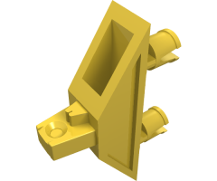 Hinge 1 x 4 Triangle with Two Pins, Locking 1 Finger