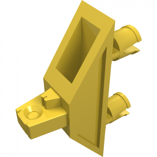 Hinge 1 x 4 Triangle with Two Pins, Locking 1 Finger