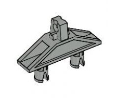 Hinge 1 x 4 Triangle with Two Pins, Locking 1 Finger