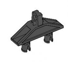 Hinge 1 x 4 Triangle with Two Pins, Locking 1 Finger