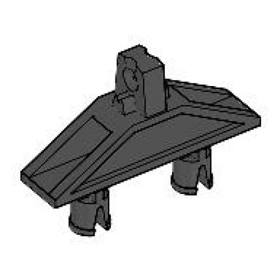 Hinge 1 x 4 Triangle with Two Pins, Locking 1 Finger