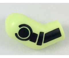 Arm, Right with Black Minifigure Skeleton Pattern