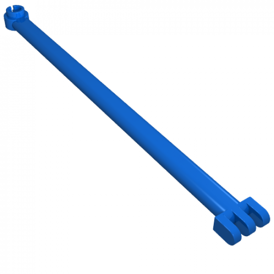 Hinge Bar 12L with 3 Fingers and Open End Stud