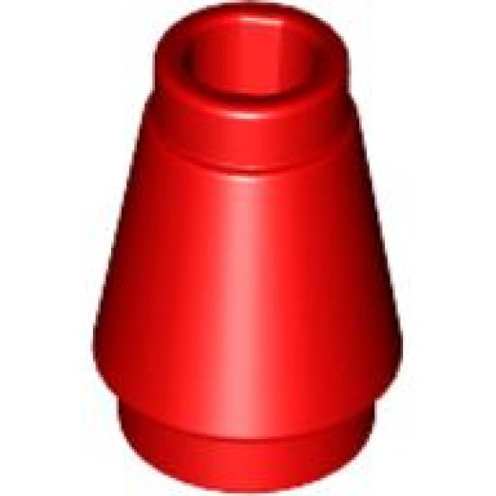 Cone 1 x 1 with Top Groove