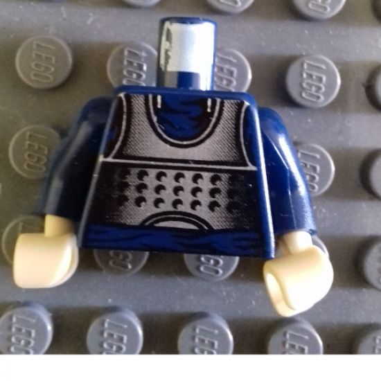 Torso SW Armor Silver Pattern (Bib Fortuna) / Dark Blue Arms / Tan Hands