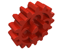 Technic, Gear 16 Tooth (First Version - 4 Round Holes)