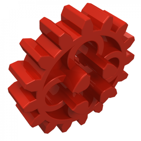 Technic, Gear 16 Tooth (First Version - 4 Round Holes)
