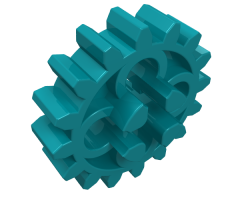 Technic, Gear 16 Tooth (First Version - 4 Round Holes)